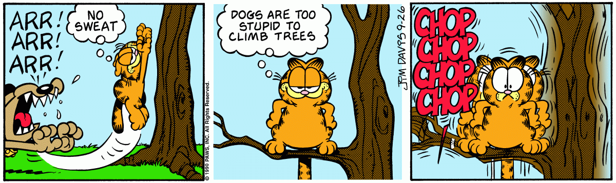 Garfield, September 26, 1990