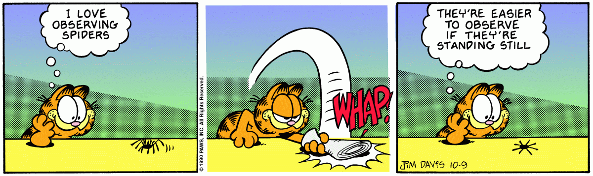 Garfield, October 9, 1990