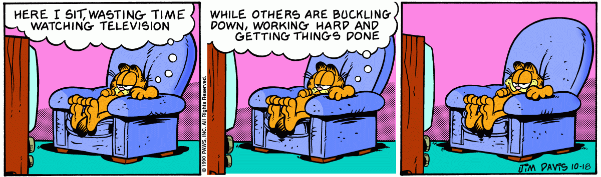Garfield, October 18, 1990
