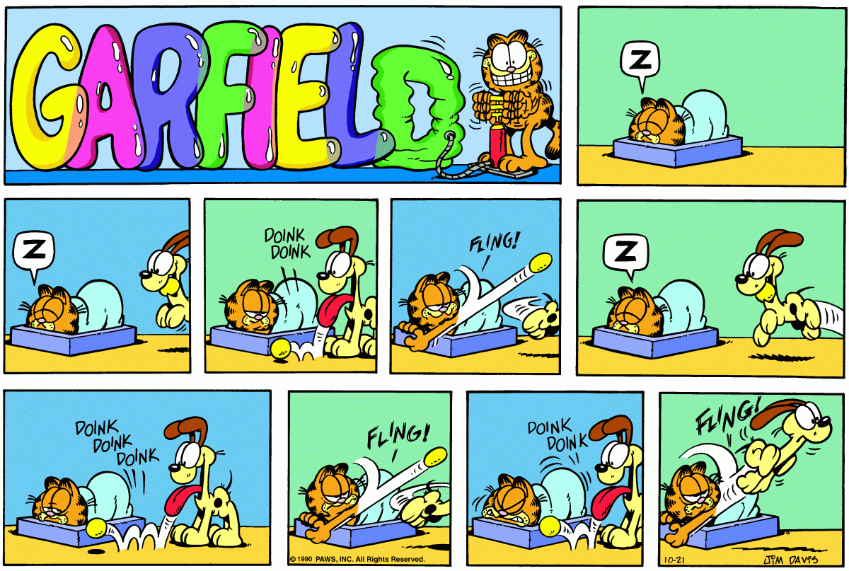 Garfield, October 21, 1990