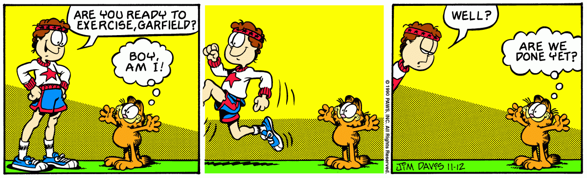 Garfield, November 12, 1990