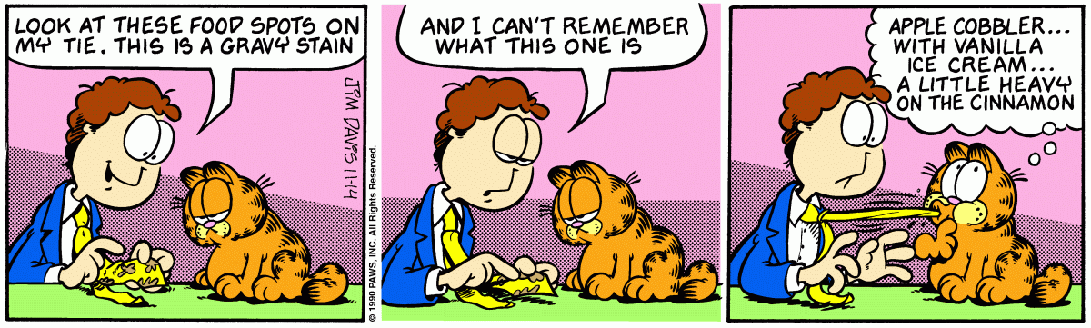 Garfield, November 14, 1990