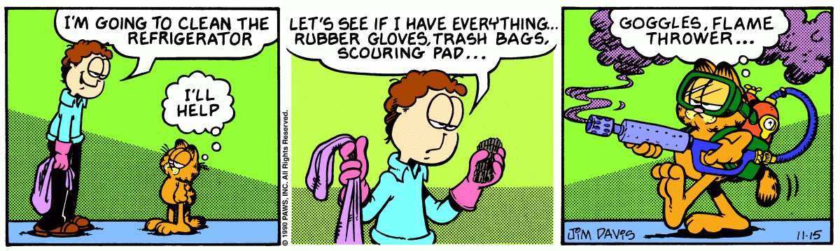 Garfield, November 15, 1990