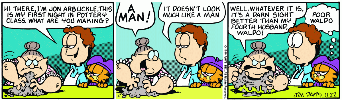 Garfield, November 22, 1990