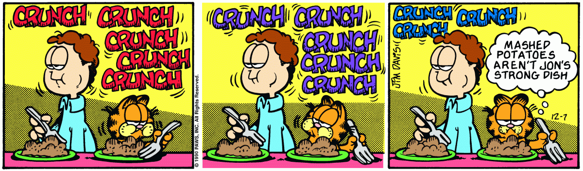Garfield, December 7, 1990