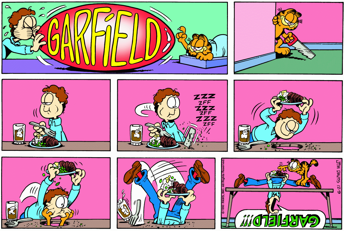 Garfield, December 9, 1990