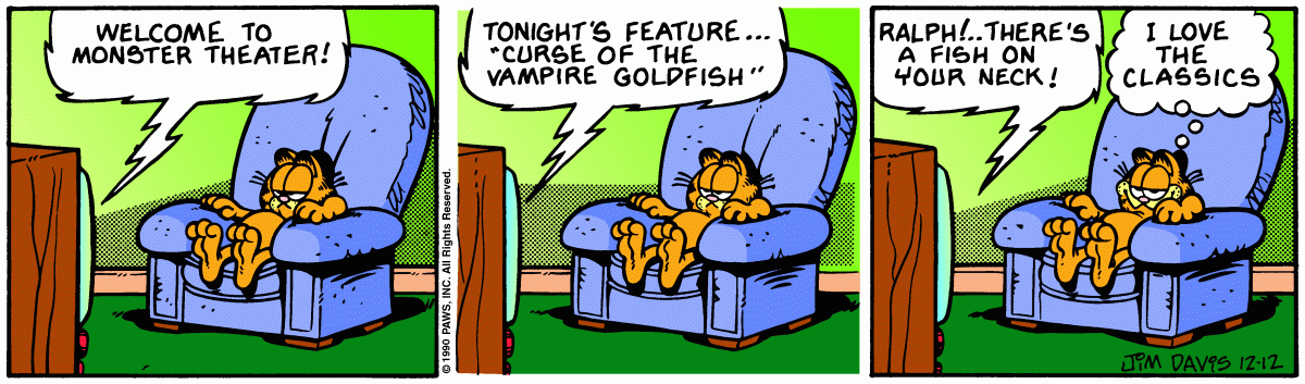 Garfield, December 12, 1990