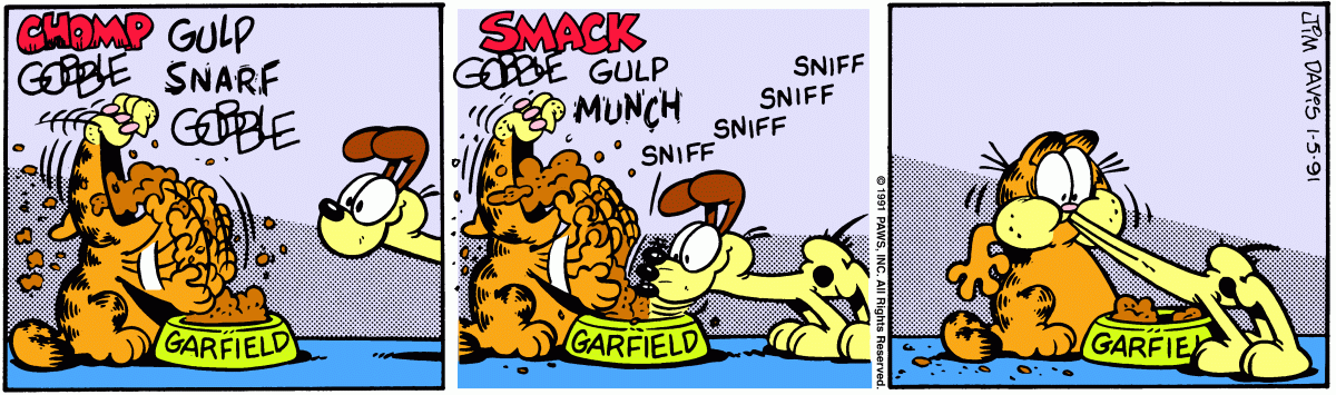 Garfield, January 5, 1991