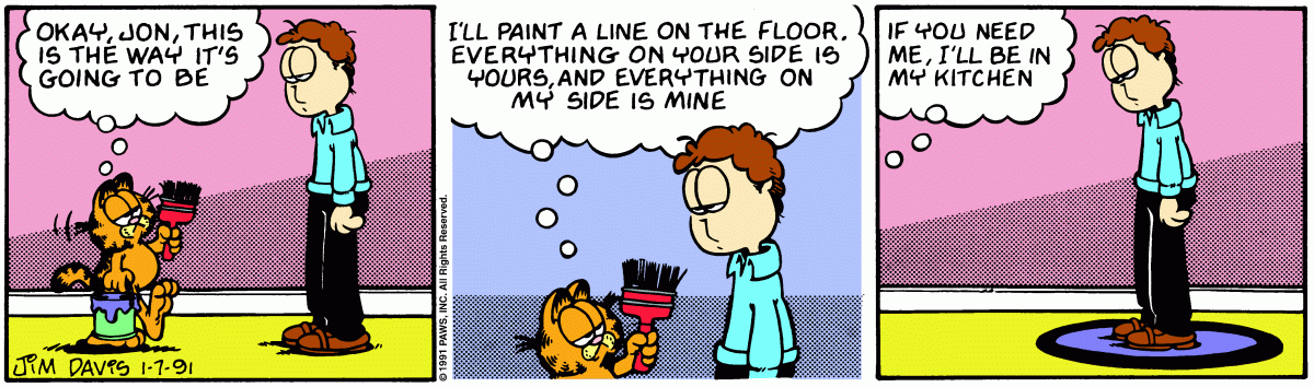 Garfield, January 7, 1991