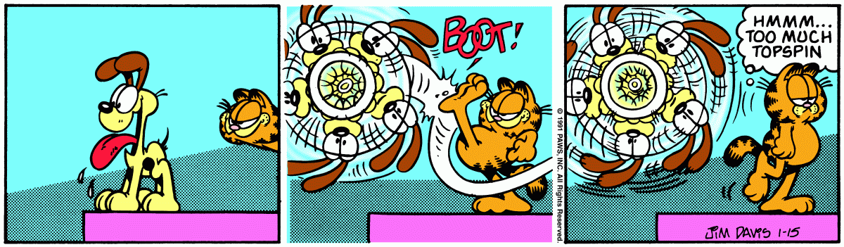 Garfield, January 15, 1991