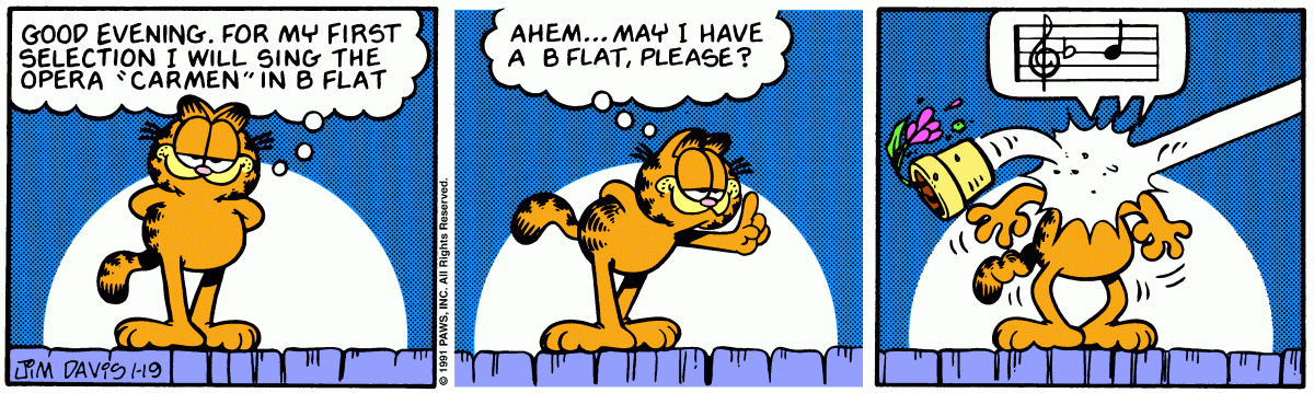 Garfield, January 19, 1991
