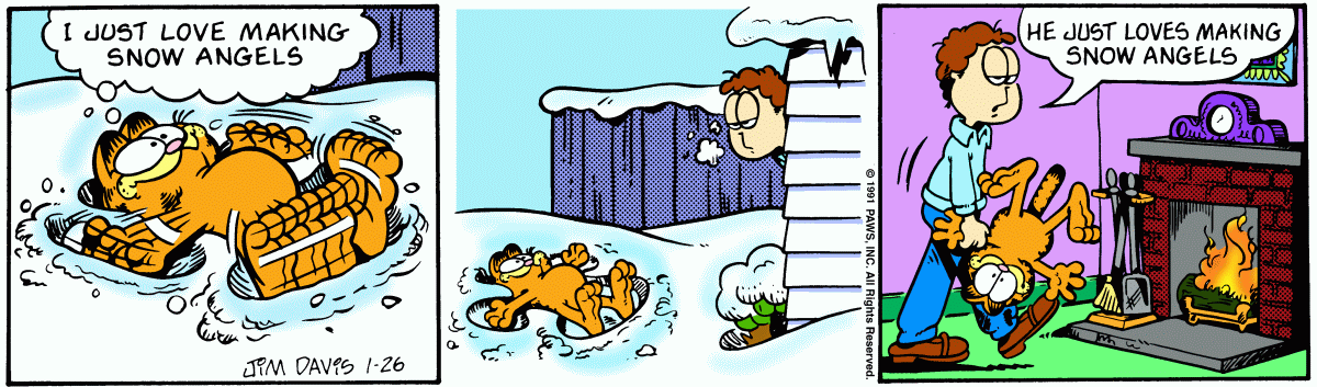 Garfield, January 26, 1991