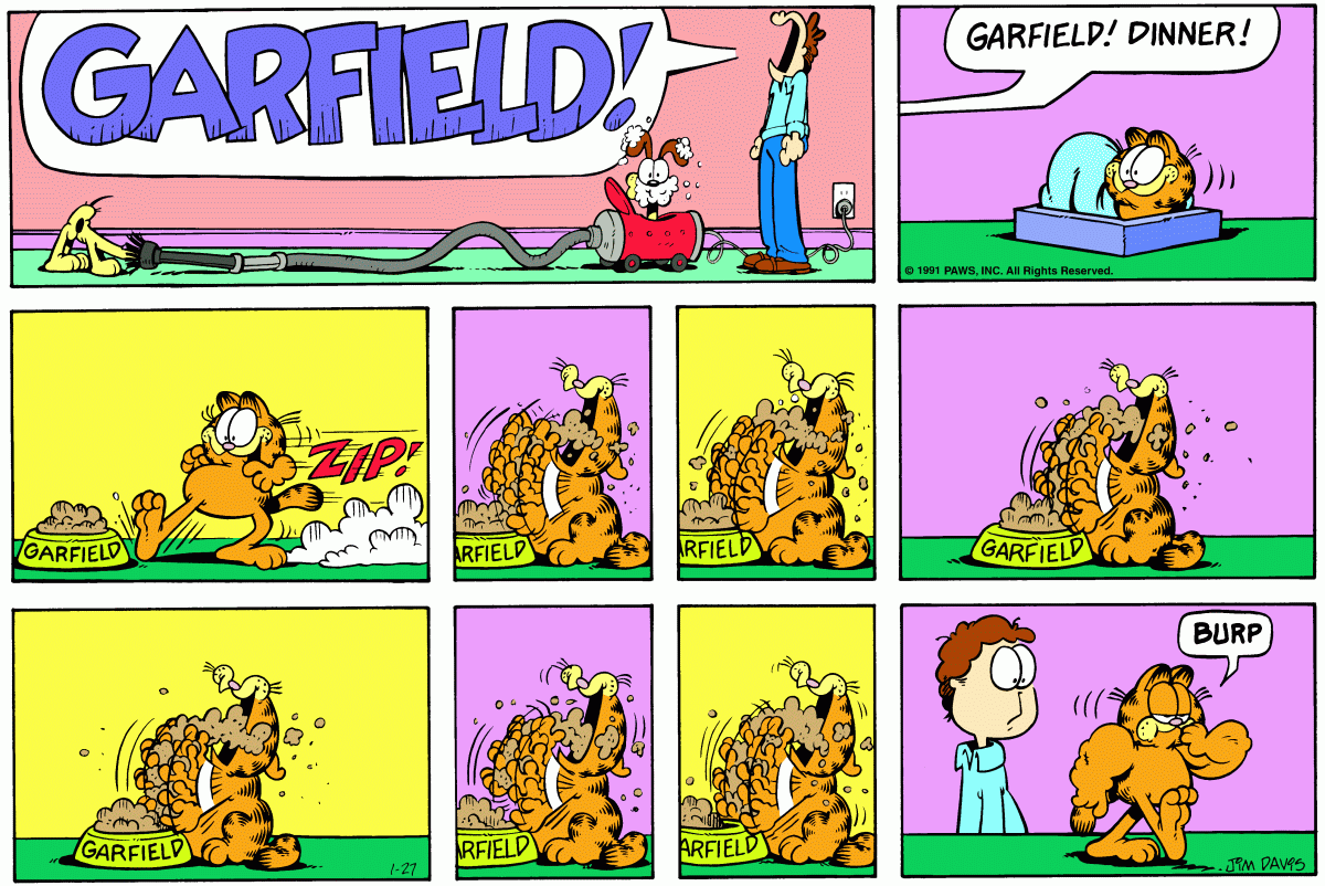 Garfield, January 27, 1991