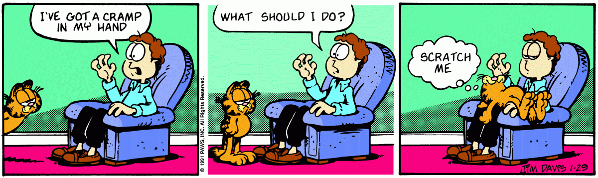 Garfield, January 29, 1991