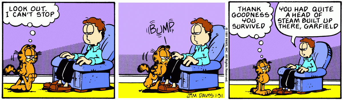 Garfield, January 31, 1991