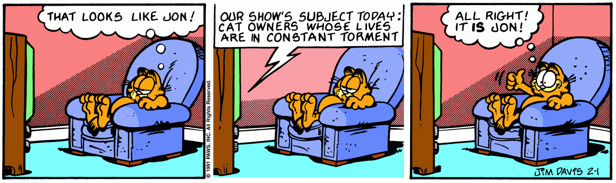 Garfield, February 1, 1991