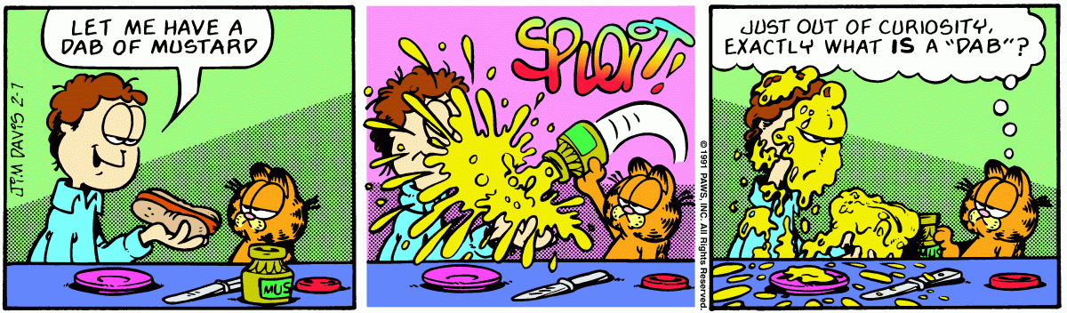Garfield, February 7, 1991