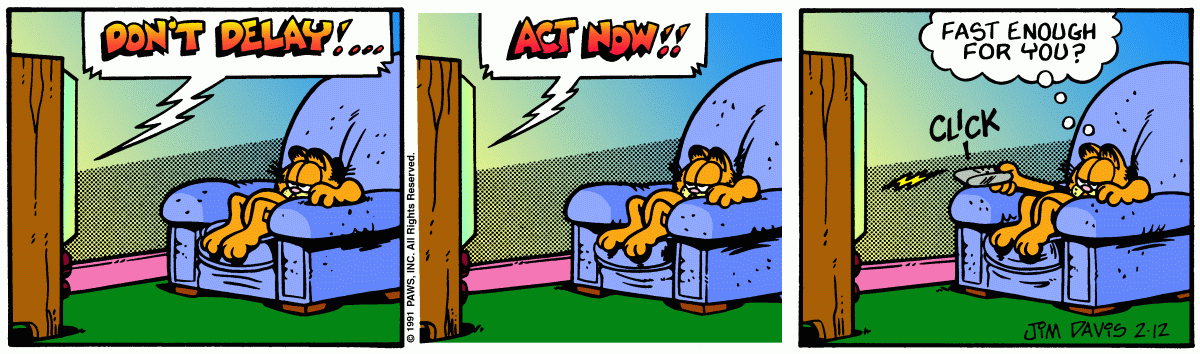 Garfield, February 12, 1991