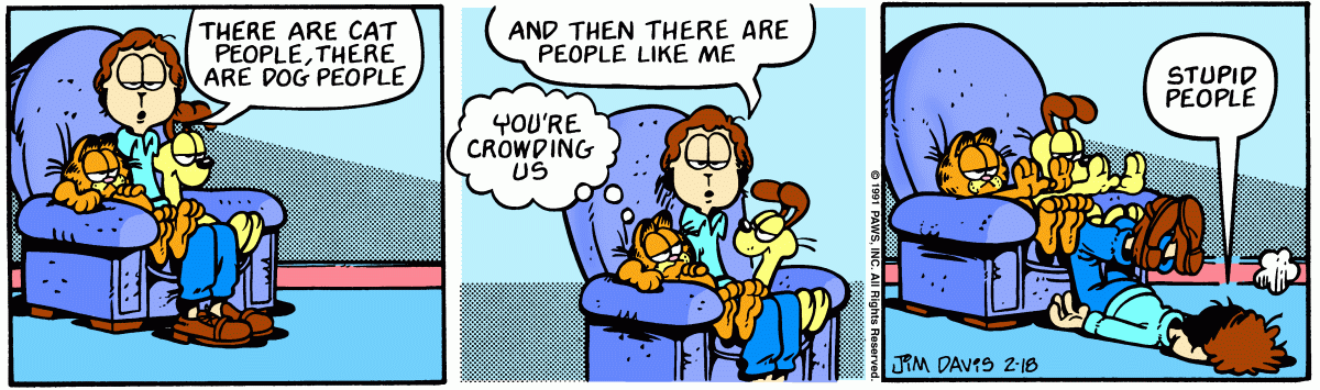 Garfield, February 18, 1991