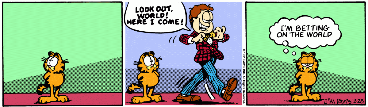 Garfield, February 28, 1991