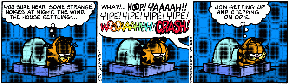 Garfield, March 1, 1991