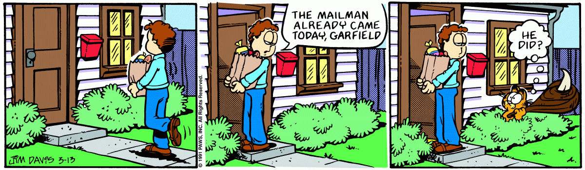 Garfield, March 13, 1991