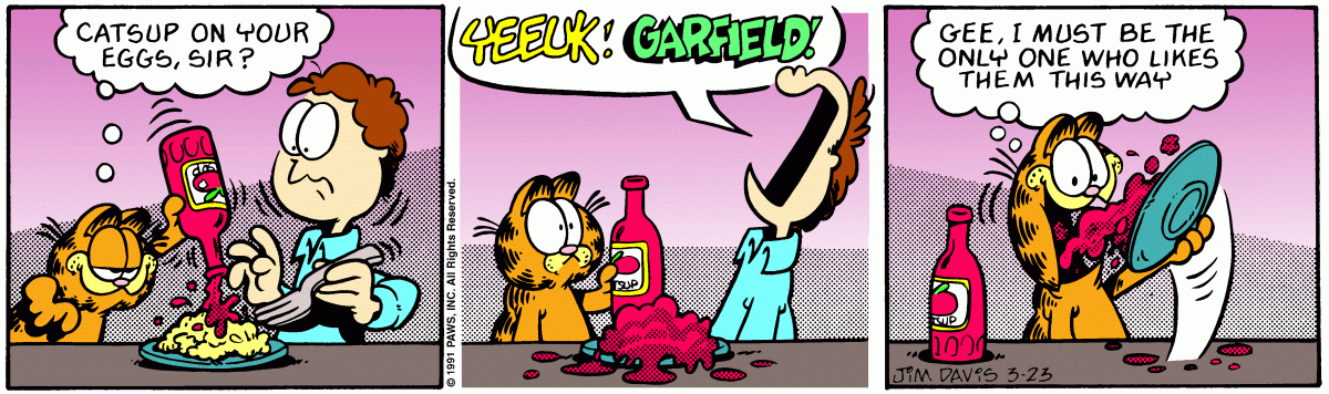Garfield, March 23, 1991