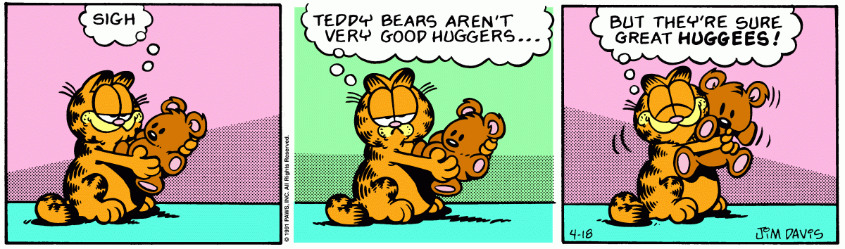 Garfield comic strip for Thursday, April 18, 1991