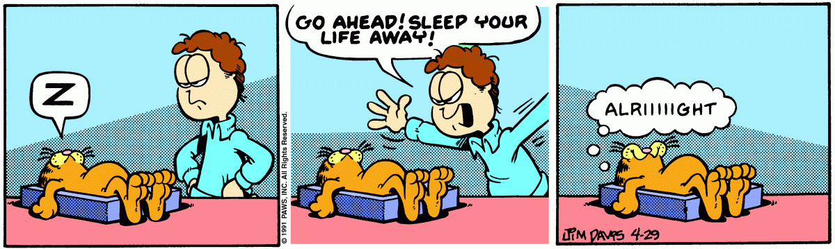 Garfield, April 29, 1991