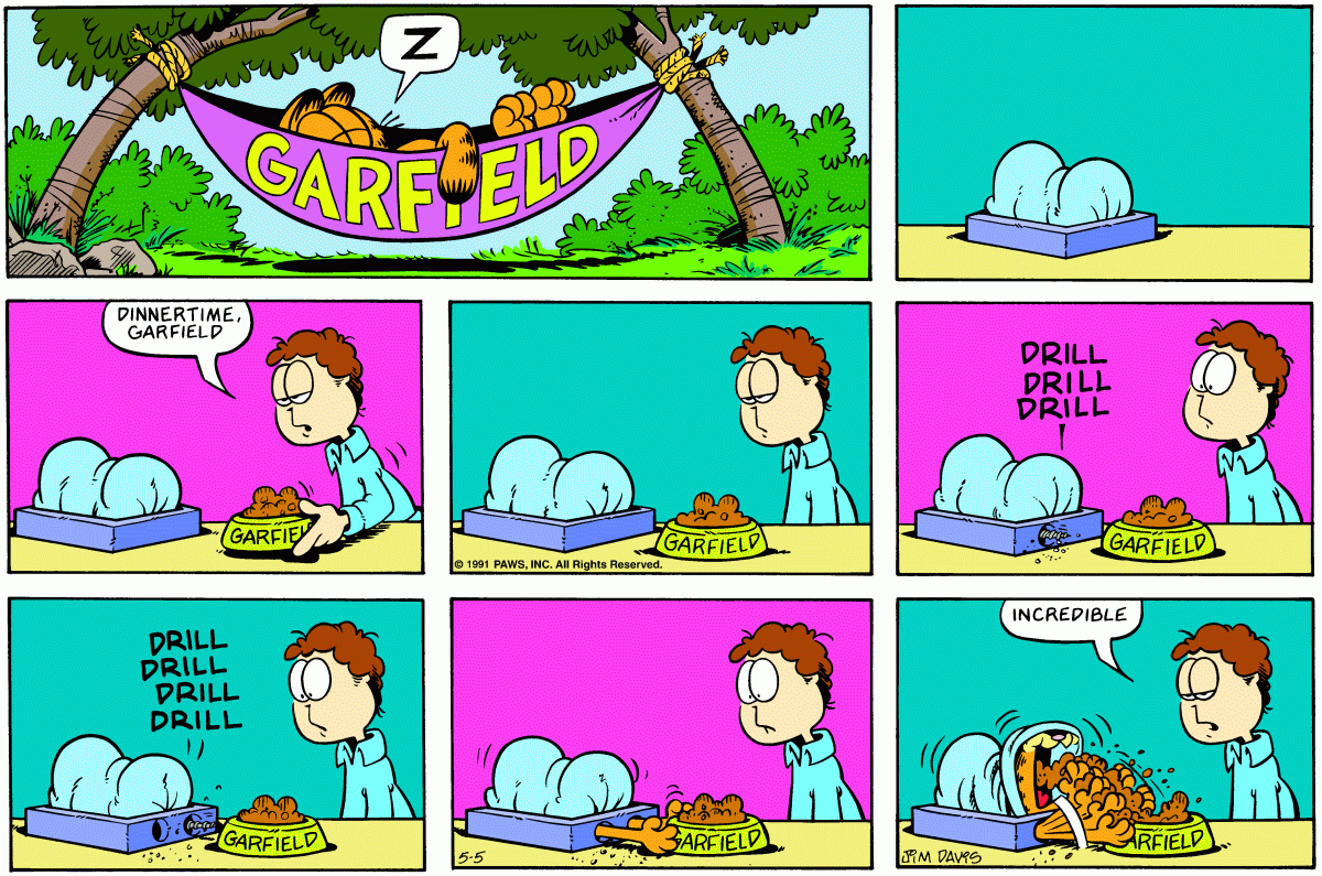 Garfield, May 5, 1991