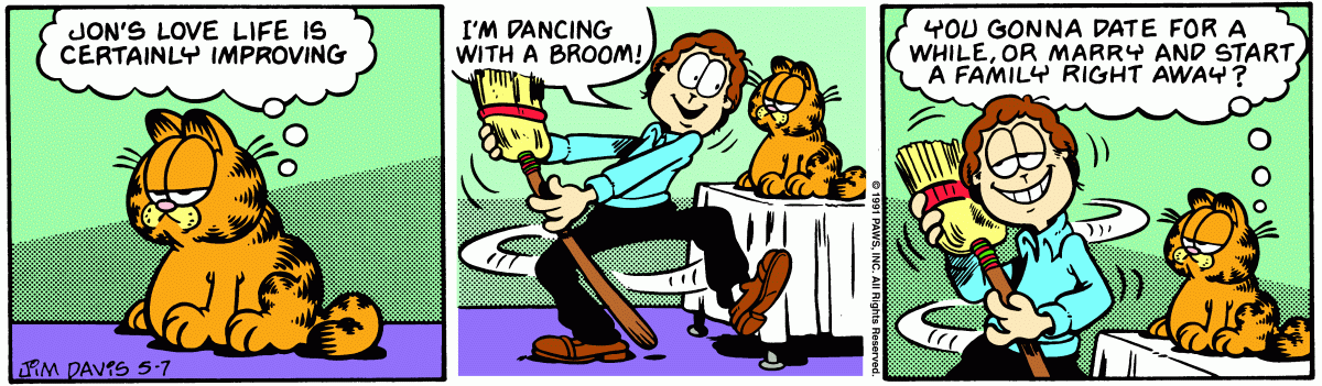 Garfield, May 7, 1991