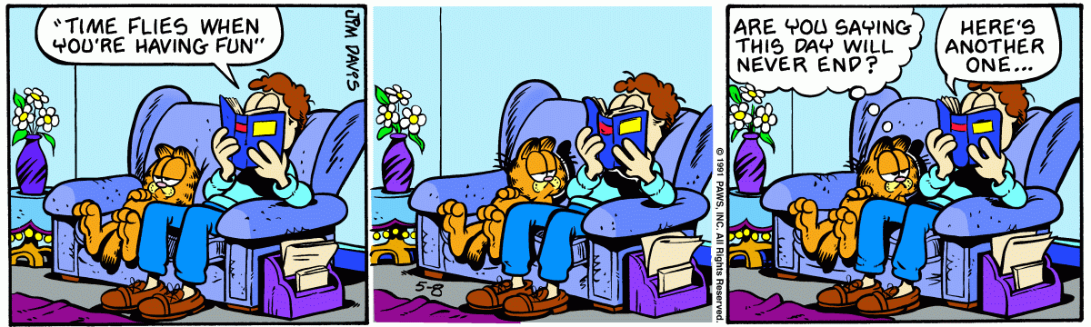 Garfield, May 8, 1991