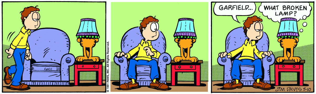 Garfield, May 10, 1991