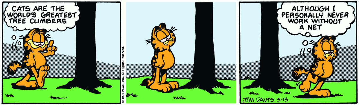 Garfield, May 13, 1991