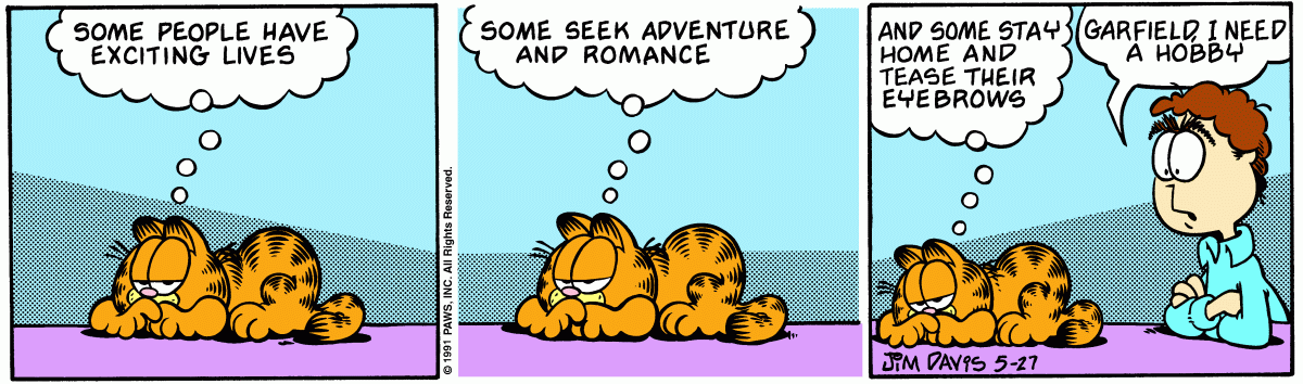 Garfield, May 27, 1991