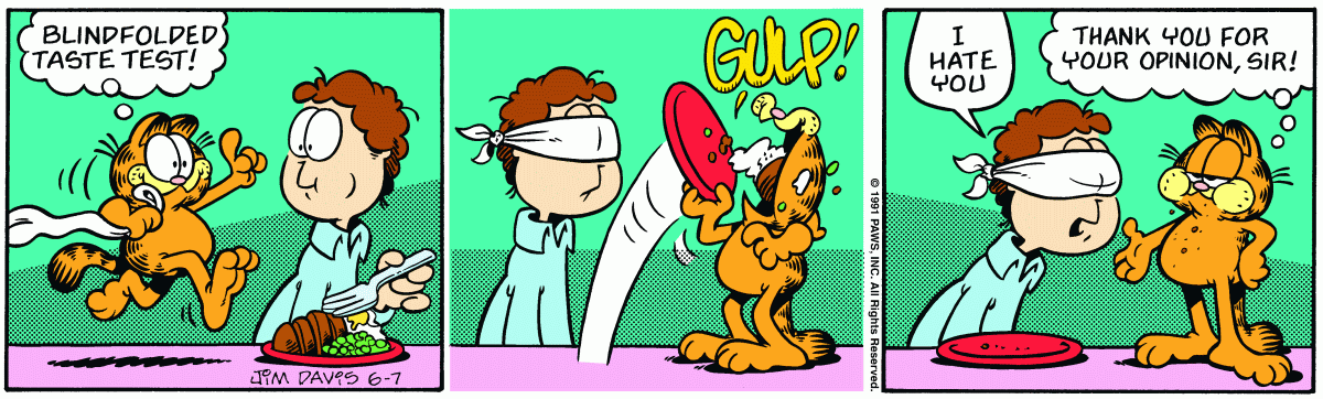 Garfield, June 7, 1991