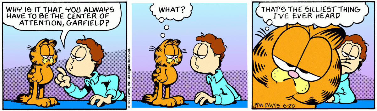 Garfield, June 20, 1991