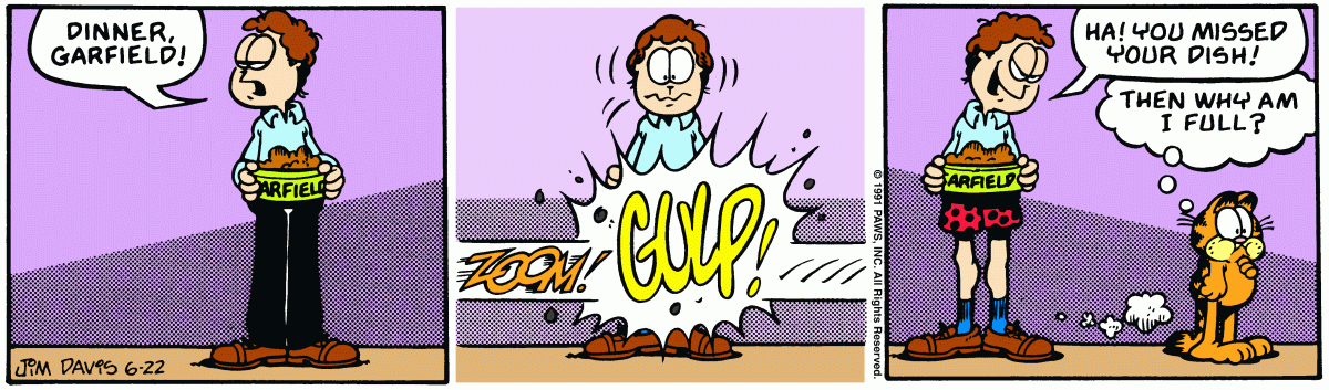 Garfield, June 22, 1991