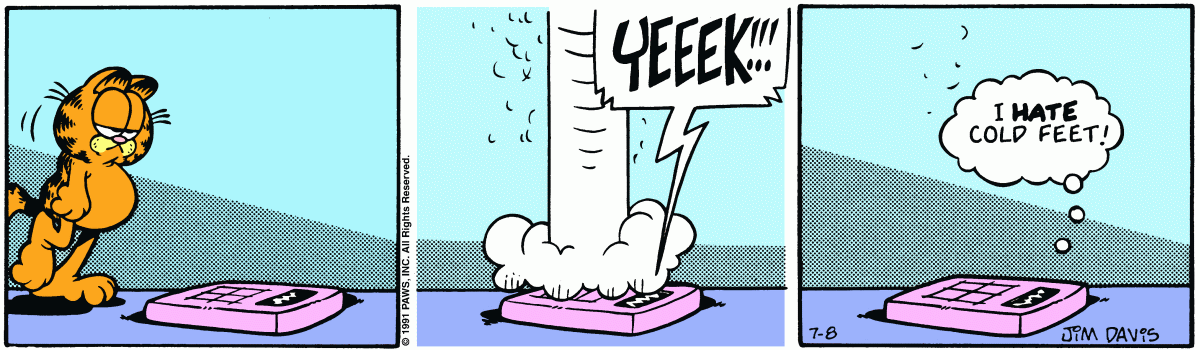 Garfield, July 8, 1991