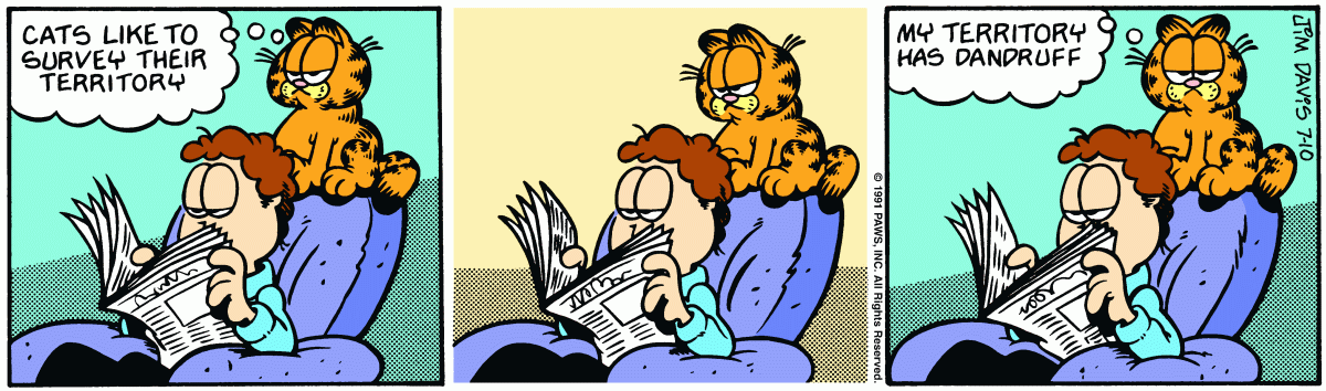 Garfield, July 10, 1991