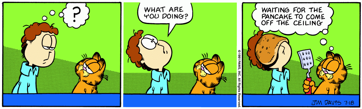 Garfield, July 18, 1991