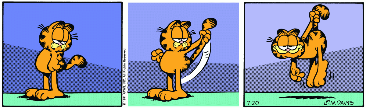 Garfield, July 20, 1991
