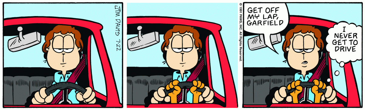 Garfield, July 22, 1991