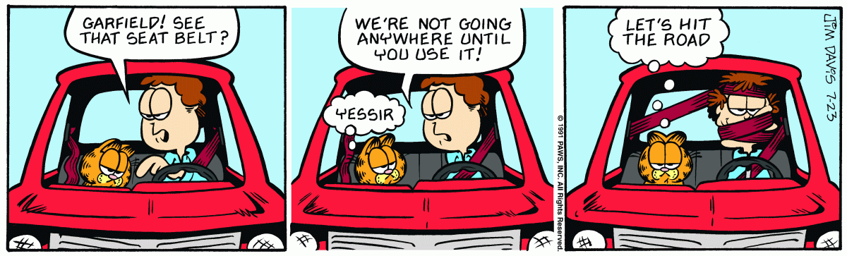 Garfield, July 23, 1991