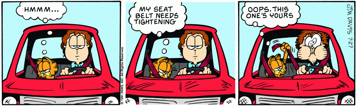 Garfield, July 27, 1991