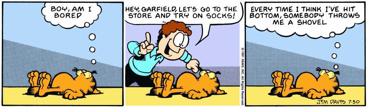 Garfield, July 30, 1991