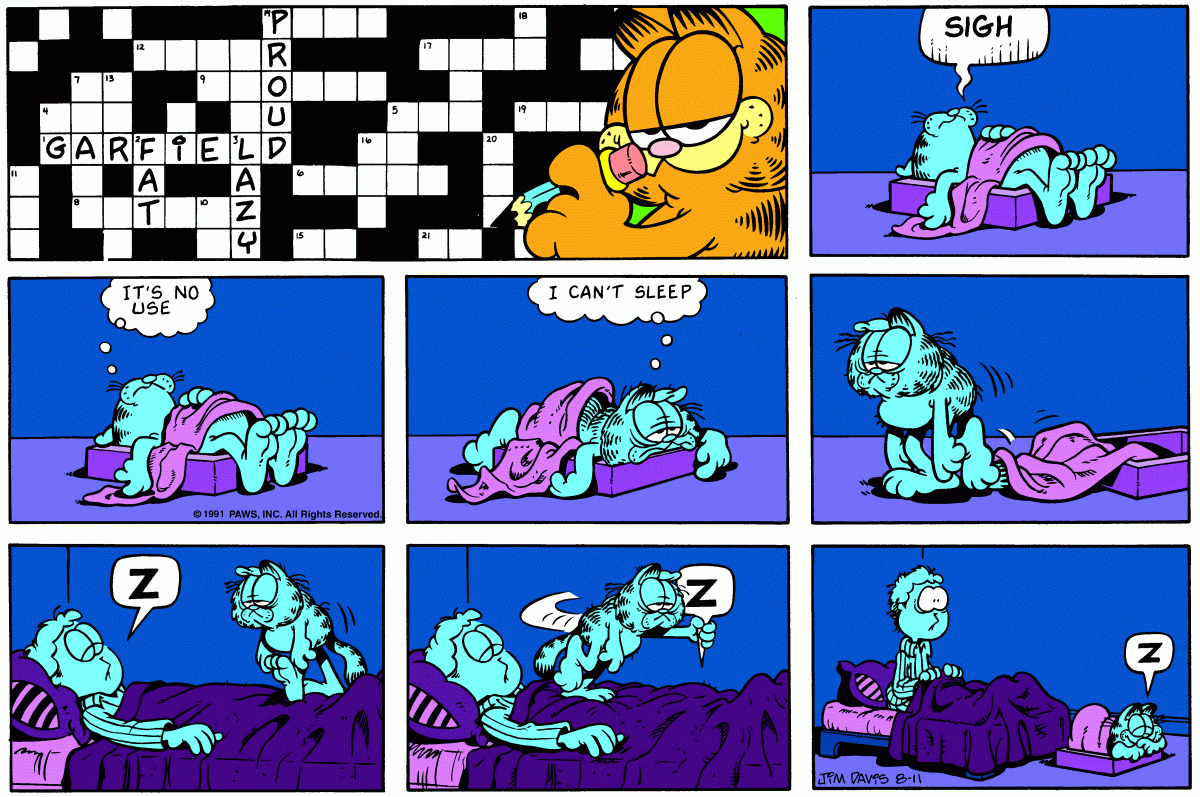 Garfield, August 11, 1991