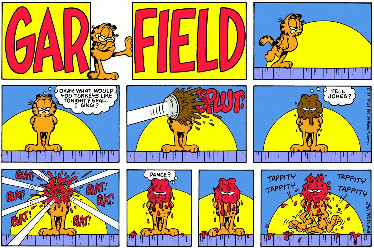 Garfield, August 18, 1991