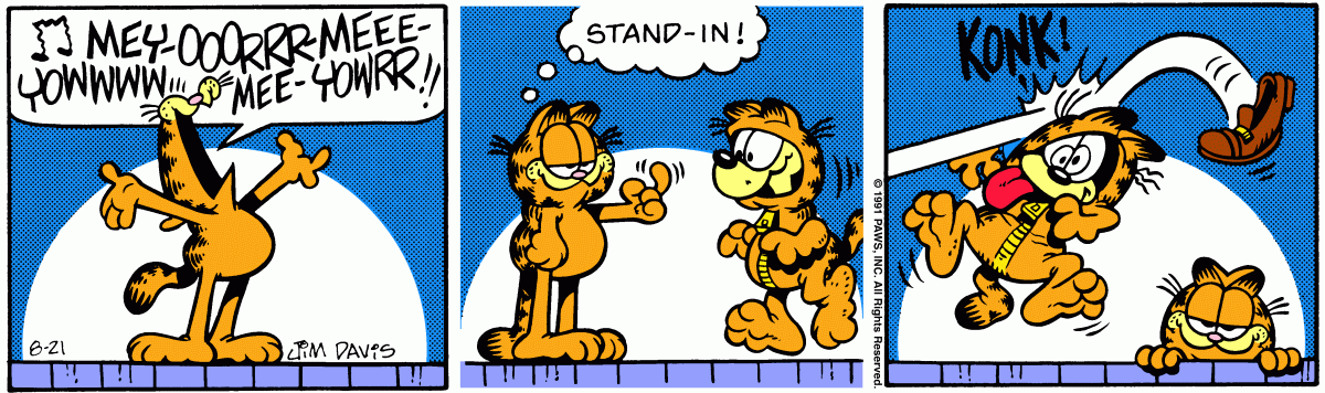 Garfield, August 21, 1991