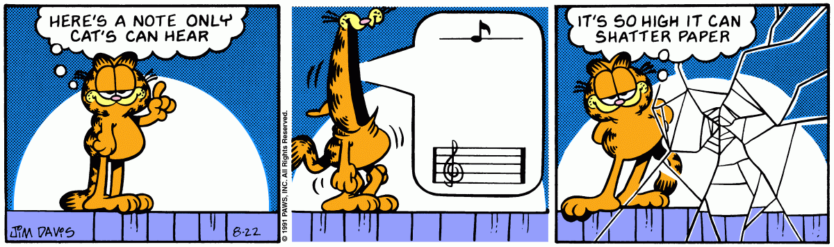 Garfield, August 22, 1991